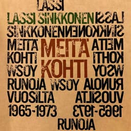 Meitä kohti: Runoja 1965-1973 kansikuva